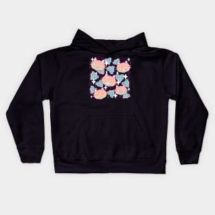 Pumpkin Cat Garden Kids Hoodie